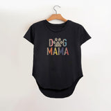 Maxbell Women Short Sleeve T Shirt Black Crew Neck Tee for Travel Commuting Vacation M