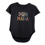 Maxbell Women Short Sleeve T Shirt Black Crew Neck Tee for Travel Commuting Vacation L