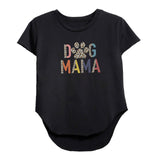 Maxbell Women Short Sleeve T Shirt Black Crew Neck Tee for Travel Commuting Vacation L