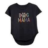 Maxbell Women Short Sleeve T Shirt Black Crew Neck Tee for Travel Commuting Vacation L