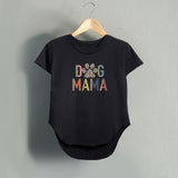 Maxbell Women Short Sleeve T Shirt Black Crew Neck Tee for Travel Commuting Vacation XL