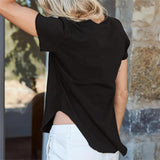 Maxbell Women Short Sleeve T Shirt Female Tee Shirt for Walking Teen Girls Commuting