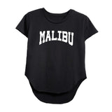 Maxbell Women Short Sleeve Top Trendy Black Clothes T Shirt for Street Shopping Work