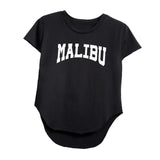 Maxbell Women Short Sleeve Top Trendy Black Clothes T Shirt for Street Shopping Work