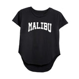 Maxbell Women Short Sleeve Top Trendy Black Clothes T Shirt for Street Shopping Work