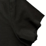 Maxbell Women Short Sleeve Top Trendy Black Clothes T Shirt for Street Shopping Work