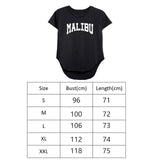 Maxbell Women Short Sleeve Top Trendy Black Clothes T Shirt for Street Shopping Work