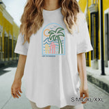 Maxbell Women T Shirt Short Sleeve Trendy Round Neck Classic Modern White Streetwear