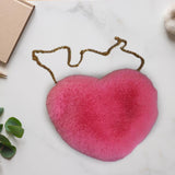 Maxbell Women Crossbody with Chain Casual Heart Shape Shoulder Bag for Ladies Events