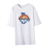 Maxbell Women T Shirt Printed Soft Loose Fit Basic Tee for Commuting Shopping Travel XL