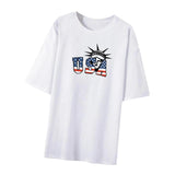 Maxbell Womens T Shirt Stylish Casual Streetwear Short Sleeve for Office Work Street