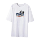 Maxbell Womens T Shirt Stylish Casual Streetwear Short Sleeve for Office Work Street