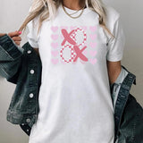 Maxbell Women T Shirt Gift Crew Neck Clothing Basic Tee for Shopping Office Vacation