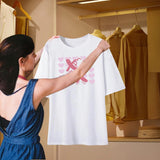 Maxbell Women T Shirt Gift Crew Neck Clothing Basic Tee for Shopping Office Vacation