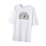 Maxbell Women T Shirt Fashion Streetwear Short Sleeve Tops for Fishing Street Office S