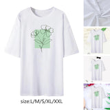 Maxbell Short Sleeve Tops Tee Female Tee Shirt Round Neck Womens T Shirts for Office