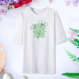 Maxbell Short Sleeve Tops Tee Female Tee Shirt Round Neck Womens T Shirts for Office