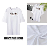 Maxbell Women T Shirt Loose Fit Short Sleeve Top for Commuting Camping Beach