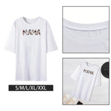 Maxbell Women T Shirt Loose Fit Short Sleeve Top for Commuting Camping Beach