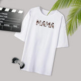 Maxbell Women T Shirt Loose Fit Short Sleeve Top for Commuting Camping Beach