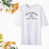 Maxbell Women's T Shirt Simple Round Neck Short Sleeve for Daily Wear Work Commuting