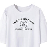 Maxbell Women's T Shirt Simple Round Neck Short Sleeve for Daily Wear Work Commuting