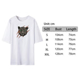 Maxbell Women's Short Sleeve T Shirt Sportswear Animal Print Off Shoulder Tee Shirts