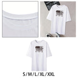 Maxbell Women Printed T Shirt Fashion Short Sleeve Top for Shopping Office Fishing