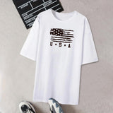 Maxbell Women Printed T Shirt Fashion Short Sleeve Top for Shopping Office Fishing