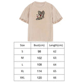 Maxbell Women Ruffle Short Sleeve Outfits Female Vacation Round Neck Work Summer Top