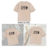 Maxbell Women Short Sleeve Casual Trendy Outfits Summer Top for Street Office Female