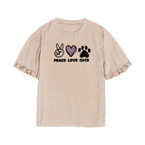 Maxbell Women Short Sleeve Casual Trendy Outfits Summer Top for Street Office Female