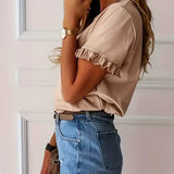 Maxbell Women T Shirt Soft Lightweight Short Sleeve Top for Trekking Fishing Walking