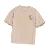 Maxbell Women Printed T Shirt Breathable Short Sleeve Top for Fishing Travel Walking