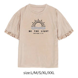 Maxbell Women Printed T Shirt Versatile Trendy Tee Shirts for Climbing Party Fishing