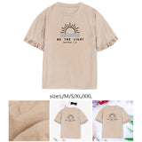 Maxbell Women Printed T Shirt Versatile Trendy Tee Shirts for Climbing Party Fishing