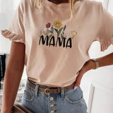 Maxbell Womens T Shirt Clothing Crewneck Casual Stylish Female Tee Shirt Summer Tops