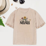 Maxbell Womens T Shirt Clothing Crewneck Casual Stylish Female Tee Shirt Summer Tops