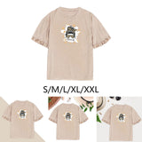 Maxbell Women Ruffle Short Sleeve Y2K Khaki Summer Top for Sports Commuting Vacation