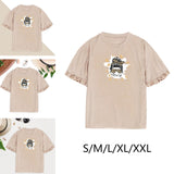 Maxbell Women Ruffle Short Sleeve Y2K Khaki Summer Top for Sports Commuting Vacation