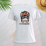 Maxbell Women's T Shirts Summer Breathable Loose Graphic Print White Women's Clothes