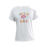 Maxbell Women's Off Shoulder T Shirt Girls Short Sleeve for Daily Wear