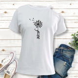 Maxbell Women T Shirt Loose Fit Round Neck Off Shoulder Trendy Casual Wear Basic Tee