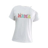 Maxbell Women's Off Shoulder T Shirt Clothing Basic Tee for Beach Travel Commuting