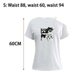 Maxbell Women's T Shirt Short Sleeve Trendy Female Tee Shirt for Work Street Fishing