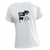 Maxbell Women's T Shirt Short Sleeve Trendy Female Tee Shirt for Work Street Fishing