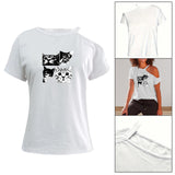 Maxbell Women's T Shirt Short Sleeve Trendy Female Tee Shirt for Work Street Fishing