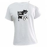 Maxbell Women's T Shirt Short Sleeve Trendy Female Tee Shirt for Work Street Fishing