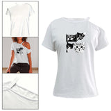 Maxbell Women's T Shirt Short Sleeve Trendy Female Tee Shirt for Work Street Fishing