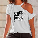 Maxbell Women's T Shirt Short Sleeve Trendy Female Tee Shirt for Work Street Fishing